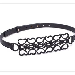 Designer Belt For Men Women Genuine Leather Belt 2.0cm Width Belts L Luxury Lady Belts Gold Belts Black Cowskin Waistband Cintura Ceinture