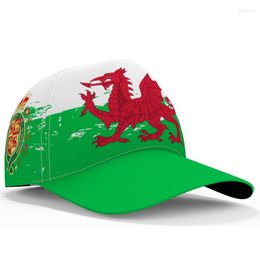 Ball Caps Wales Baseball Free Custom Name British Team Logo Uk Hats Country Travel Britain Nation United Kingdom Cymru Flags Headgear