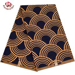 Ankara Fabric African Real Wax Print Fabric BintaRealWax High Quality 6 Yards 3Yards African Fabric for Party Dress FP6408231l