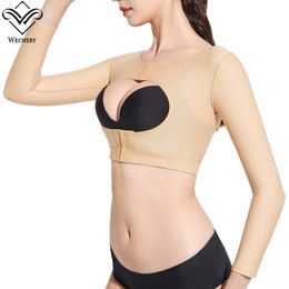Women Shaper Tops Arm Compression Push Up Chest Compression Fajas Colombianas Post Surgery