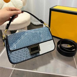 denim vintage Baguette crossbody women luxurys handbag wallet women Flap Shoulder Bags Party Evening Crossbody Purse 221111