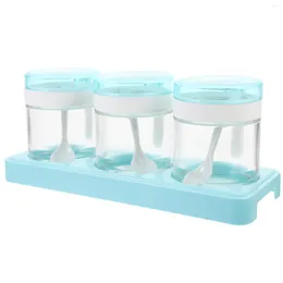 Dinnerware Sets Spice Rack Sugar Jar With Lid Salt Container Multi-function Seasoning Containers For Countertop Household