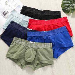 Underpants Men's Brief Soft Boxer Shorts Underpants Man Fashion Men's Boxer Panties U Convex Pouch Shorts Sexy Underwear For Male Plus Size J230713