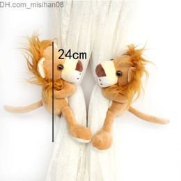 Curtain Poles 2-piece jungle forest animal curtain buckle bracket hook buckle children's room decoration accessories buckle curtain strap Z230714