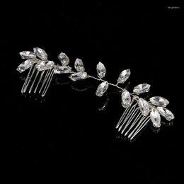 Hair Clips 1PCS 2023 Jewelry Bridal Accessories Tiara Head Piece Fashion Pins Wholesale Tiaras And Glass Headbands