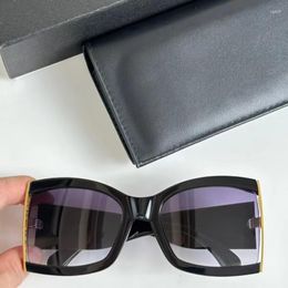 Sunglasses Fashion Leisure 2023 Large Frame Women's Half UV400 Shadow Travel Blogger Celebrity