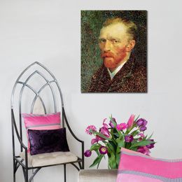 Famous Paintings by Vincent Van Gogh Self Portrait Impressionist Landscape Hand Painted Oil Artwork Home Decor