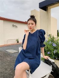 Party Dresses For Women Yangyang & Summer FashionLotus Leaf Sleeve Word Cowboy Fashionable Western Style Princess Tide The Goods Dress