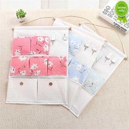 Wall Hanging Sundries Storage Bag Waterproof Underwear Organiser Wall Hanging Storage Pouches Closet Storage Bag For Home Kitch