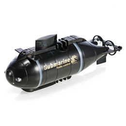Electric/RC Boats 777-216 Mini RC Submarine Under Water Model Electric Ultrafast Wireless Remote Control Fishing Boat Simulation Gifts Toys Boys 230713