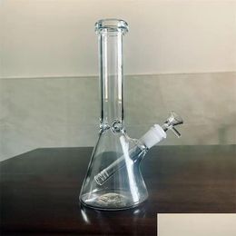 Smoking Pipes Qbsomk Hookahs Classical Beaker Bong Catcher Thickness Base Water For With Downstem Simple Glass Bongs Drop Delivery H Dhfte