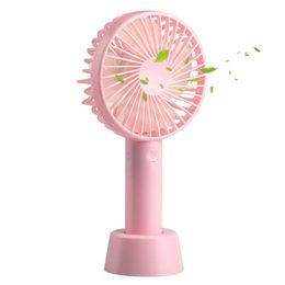 Electric Fans Portable Cooling Hand Fans Speed Adjustment Rechargeable Cooling Electric Fan 1200mAh for Camping Hiking Fishing