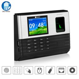 Recognition System Realand 2 8inch TCP IP WIFI Biometric Fingerprint Attendance Machine RFID Employee Check in Time Clock Recorder Password 230712