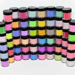 Acrylic Powders Liquids 10Bottles Set Random 3 IN 1 Nail Powder Polymer Dipping Extension Carving Manicure Gel Polish Coloured Tc 33 230712