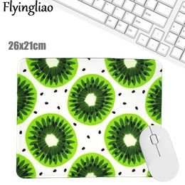 Kiwi Fruits Mouse Pad Desk Pad Laptop Mouse Mat for Office Home PC Computer Keyboard Cute Mouse Pad Non-Slip Rubber Desk Mat