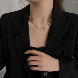 Pendant Necklaces Fashion Metal Irregular Adjustable Hip Hop Chokers for Women Clavicle Trendy Goth Statement Jewellery