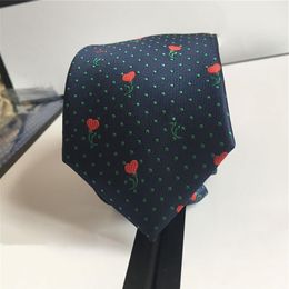 Men's Letter Tie Silk Necktie Gold Animal Jacquard Party Wedding Woven Fashion Design with box201u