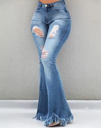 Women's Jeans Trend Autumn Fashion High Waist Casual Plain Skinny Daily Long Bell Bottom Wih Belt 230712