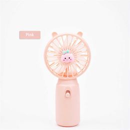 Electric Fans Silent Fan Carry Replaceable Battery Cool Appliances Small Fan Mute Cute Electric Fan Desktop Fan Diy Desktop Mini Fan Mini