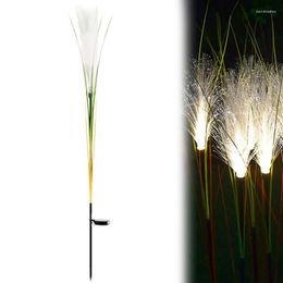 Solar Garden Lights Luminous Reed Powered Flower Light Outdoor Decorative Christmas For Yard Lawn