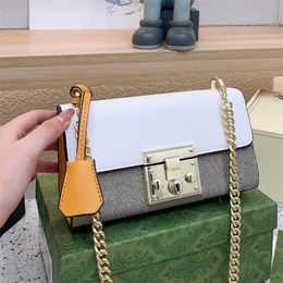 Designer Luxury Shoulder Bags Women Fashion Casual Padlock Cross Body For Womens Ladies Trendy Brands Full Letters Genuine Leather Handbags