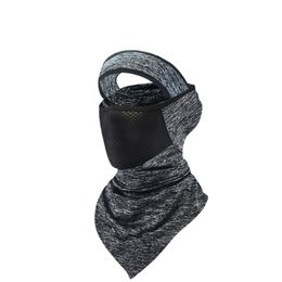 Cycling Caps Masks Sun Protection Mask Men's Full Face Towel Riding Sports Ear Hook Headscarf Neck Bandana Ice Silk Scarf Veil 230712