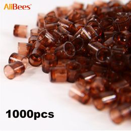 Other Pet Supplies 1000PCSBag Beekeeping Plastic Brown Rearing Queen Bee Tools King Tool Cell Brown Cage Cup RearApicultura Bees For Beekeeper 230712