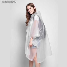 Multifunctional Raincoat Universal Transparent Raincoat Women Backpack Poncho Rain Coat Cover Impermeable Camping Hiking L230620