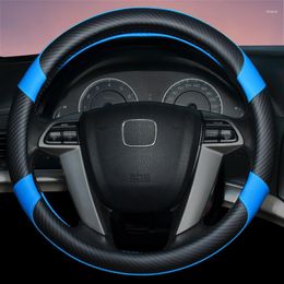 Steering Wheel Covers Auto Cover O Shape Volant Braid On The Steering-wheel Fashion Non-slip Funda Volante Car Styling Accessoires