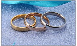 Wedding Rings European and American ring couple ring Jewellery ring fashion ring tungsten steel black 230713