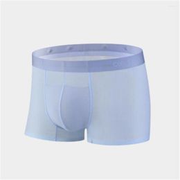 Underpants 2023 Brand Men's Panties Traceless Ice Silk Graphene Antibacterial Comfortable Breathable Usually Boxers