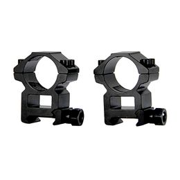 Tactical Rifle Scope Mount for 20mm Picatinny Rail 30mm Diameter Ring Mounting for Riflescope Flashlight Accessories