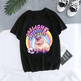 Men's T Shirts Funny T-shirts Capybara Tees Tops Women T-shirt Fashion Boys For Clothes Harajuku Male Clothing