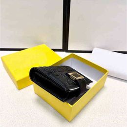 Designer Wallets Fbag Classic Leather Wallet Women Credit Card Holder Available Short Purse High Mens Small Men 220719