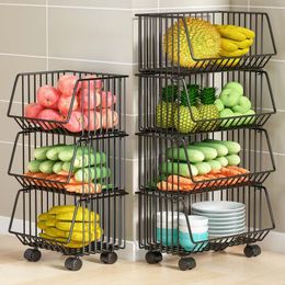 Wholesale kitchen shelves for manufacturers - Floor mounted fruit and vegetable storage racks