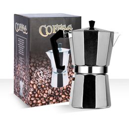 Coffee Pots Alloy Coffee Maker Moka Pot 50ml 100ml 150ml 300ml 450ml 600ml Espresso Percolator Pot Mocha Coffee Pot 230712