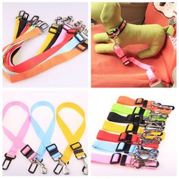 Dog Collars Adjustable Harnesses Pet Supplies Car Seat Belt Vehicle Collar Puppy Accessories Pectoral Chien Accessoires