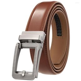 Belts Fashion Men And Women Alloy Automatic Buckle Cowhide Belt High Quality Fine Narrow Literary Youth Personality Versatile 365