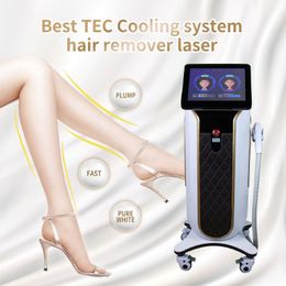 Best Sellers 808nm diode laser hair removal machine 10 bars 600W tri wavelength Skin Rejuvenation spa Beauty Machine