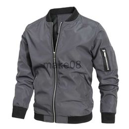 Men's Jackets New Spring Autumn Fashion Men Jacket Bomber Jackets Business Casual Streetwear Male Coats Simple Windbreaker British Style Coat J230713