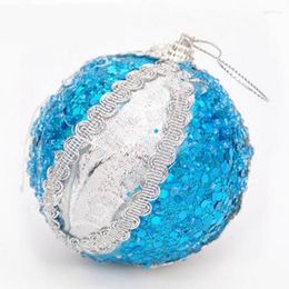 Party Decoration Teellook 8cm Cloth Ball Christmas Tree Pendant Supplies
