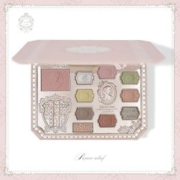 Eye Shadow Colorrose Embossed Eye Shadow Pallete Blush High Gloss Integrated Palette Moss Green Eye Shadow Pallete 230712