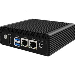 Other Electronics P1 Mini PC 6W Low Power Intel N3050 N3160 Quad Core Thread X86 Soft Router 2 1000M Lan Port HD MI Output Metal Case PK G31 230712