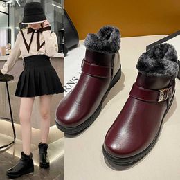 Winter Women Snow Boots Women Boot New Non-slip Waterproof Ladies Shoes Short Plush Warm Female Ankle Boots Casual Cotton Shoes L230704