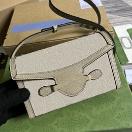 Designer Mini Canvas and Leather Bag for Woman Shoulder Bags Fashion Handbag