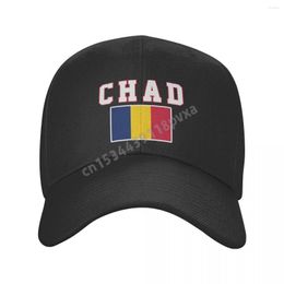 Ball Caps Baseball Cap Chad Flag Chadian Fans Country Map Wild Sun Shade Peaked Adjustable Outdoor For Men Women