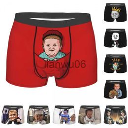 Underpants Fashion Hasbulla Magomedov Pocket Boxers Shorts Panties Men's Underpants Stretch Hasbullah Smile Briefs Underwear J230713