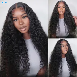 Lace Wig Water Wave Human Hair Wigs Brazilian Curly Wave 100% Remy Human Hair Lace Wigs For Black Women 150% Density Hair