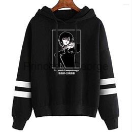 Men's Hoodies Sweatshirts Men's Hoodies Code Geass Lelouch Of The Rebellion Unisex Harajuku Cool Lamperouge Men Women Hoodie x0713