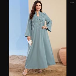 Ethnic Clothing Ramadan Robe Longue Musulmane Femme Jalabiya Prayer Clothes Kaftans For Women Abaya Turkey Islam Muslim Long Maxi Dress